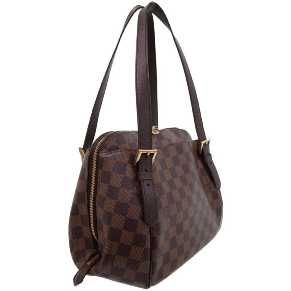 Louis Vuitton Belem Damier Bag Ebene Shoulder Brown